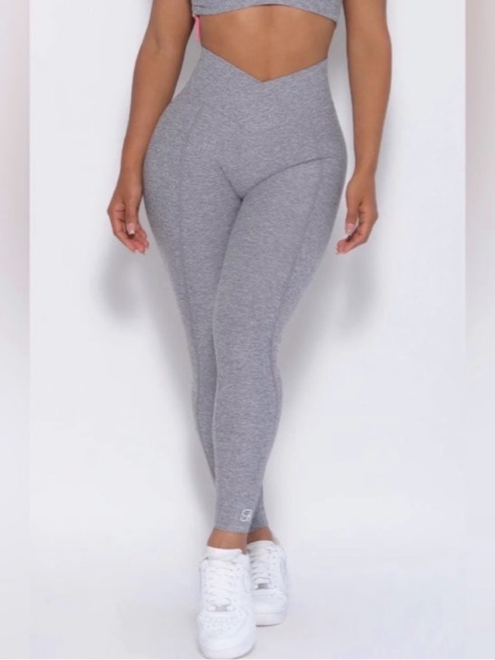 Bombshell High-Waisted Grey Seamless Leggings